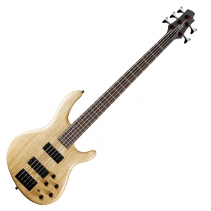 Cort elektromos basszusgitár, 5 húros, Powersound hangszedő, aktív, natúr