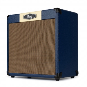 Cort gitárerősítő zengetővel, 30 Watt, Bluetooth, kék