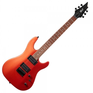 Cort elektromos gitár, rozsdavörös