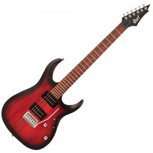 Cort elektromos gitár, cseresznye burst