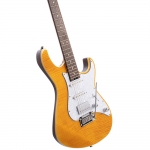 Cort elektromos gitár, éger test, borostyán - KIFUTÓ SZÍN, ÁRZUHANÁS