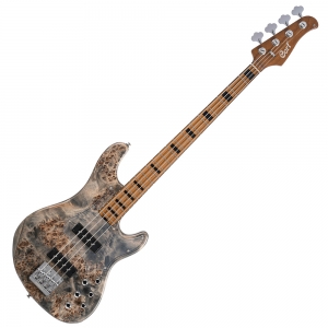 Cort elektromos basszusgitár deluxe félkemény tokkal, nyílt pórusú szürke - KIFUTÓ MODELL, ÁRZUHANÁS