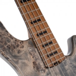 Cort elektromos basszusgitár, 5 húros, deluxe félkemény tokkal, nyílt pórusú szénszürke - KIFUTÓ MODELL, ÁRZUHANÁS