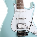 Cort elektromos gitár, Powersound hangszedővel, prémium tokkal, égszínkék