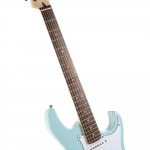 Cort elektromos gitár, Powersound hangszedővel, prémium tokkal, égszínkék