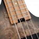 Cort elektromos basszusgitár, Bartolini hangszedők, fej nélküli, csillagpor fekete