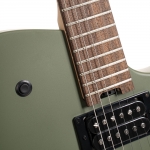 Cort elektromos gitár, Matt Bellamy Signature modell, humbucker szett, matt oliva zöld