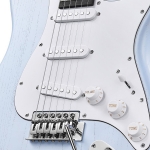 Donner elektromos gitár szett erősítővel, ST forma, sonic blue