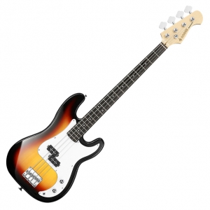 Donner elektromos P basszusgitár, sunburst