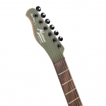 Cort elektromos gitár, Matt Bellamy Signature modell, humbucker szett, balkezes, matt oliva zöld