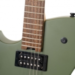 Cort elektromos gitár, Matt Bellamy Signature modell, humbucker szett, balkezes, matt oliva zöld