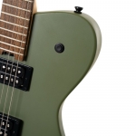Cort elektromos gitár, Matt Bellamy Signature modell, humbucker szett, balkezes, matt oliva zöld