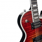 Cort elektromos gitár, Seymour Duncan hangszedővel, Flaming Burst
