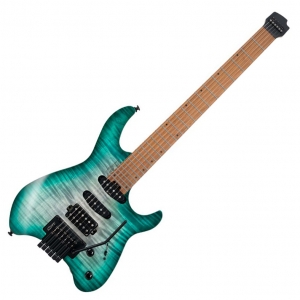Cort elektromos gitár, fej nélküli, Semi Gloss Lagoon
