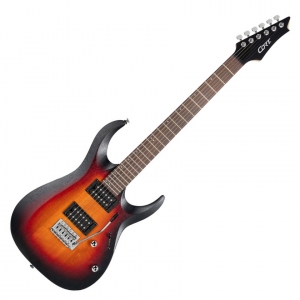 Cort elektromos gitár, selyemfényű sunburst