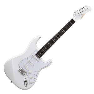 Donner Seeker Deluxe elektromos gitár szett erősítővel, fehér